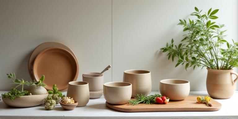 Sustainable kitchen pottery and eco-friendly homeware